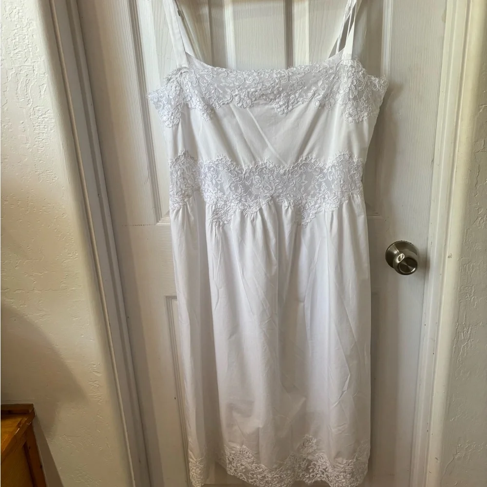 J. Crew White Lace Midi Dress - Picture 5 of 16